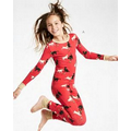Red Cats & Dogs Stretch Tween's Long Sleeve 2 Piece Pajamas